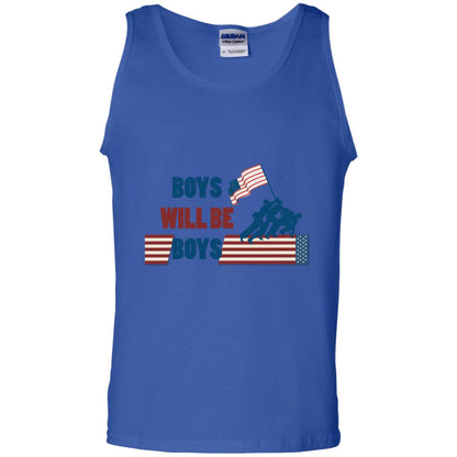 Boys Will Be Boys Military Shirt Royal