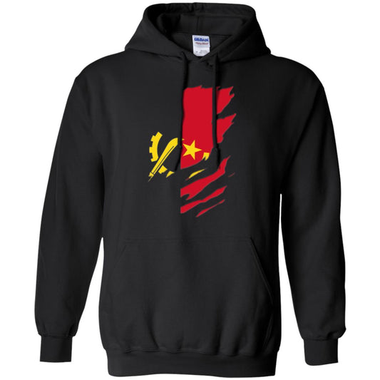 Super Angola Flag T-shirt Black