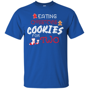 Christmas T-shirt Eating Christmas Cookies For Two