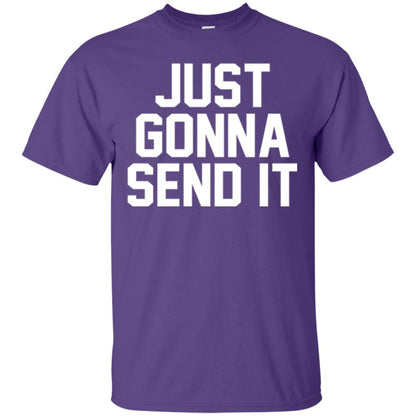 Just Gonna Send It America T-shirt Purple