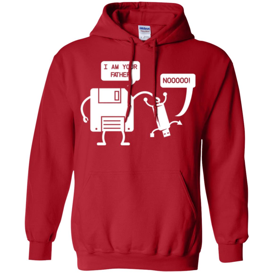 Usb Floppy Disk T-shirt I Am Your Father Red