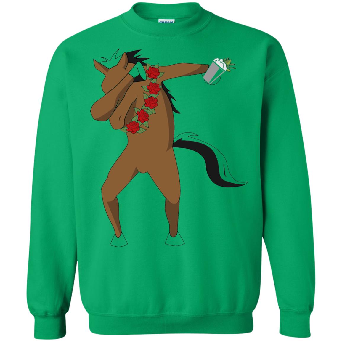 Derby Party 2018 Funny Dabbing Horse Shirt Irish Green