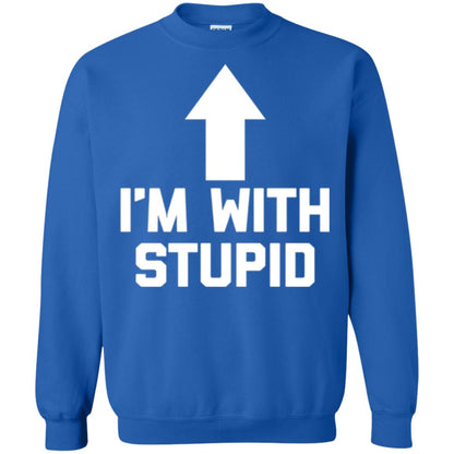 Im With Stupid T-shirt Royal