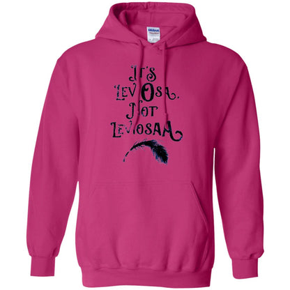 Feather Dirty Black T-shirt It_s Leviosa Not Leviosaa Heliconia