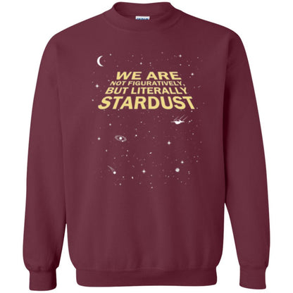 Astronomy T-shirt We Are Not Figuratively But Literally Stardust Maroon