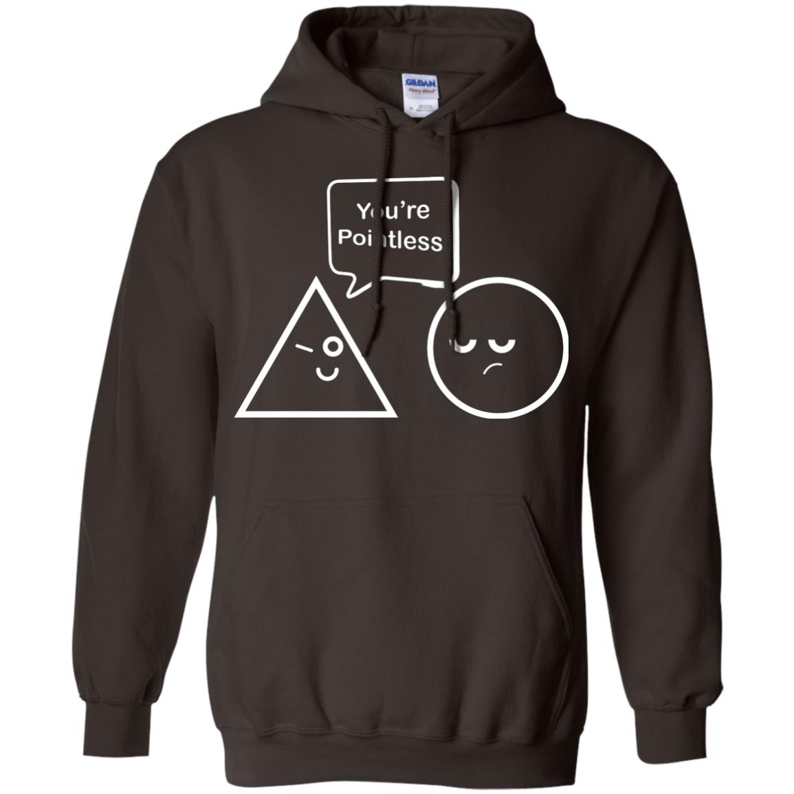 Math Lover T-shirt You're Are Pointless Dark Chocolate