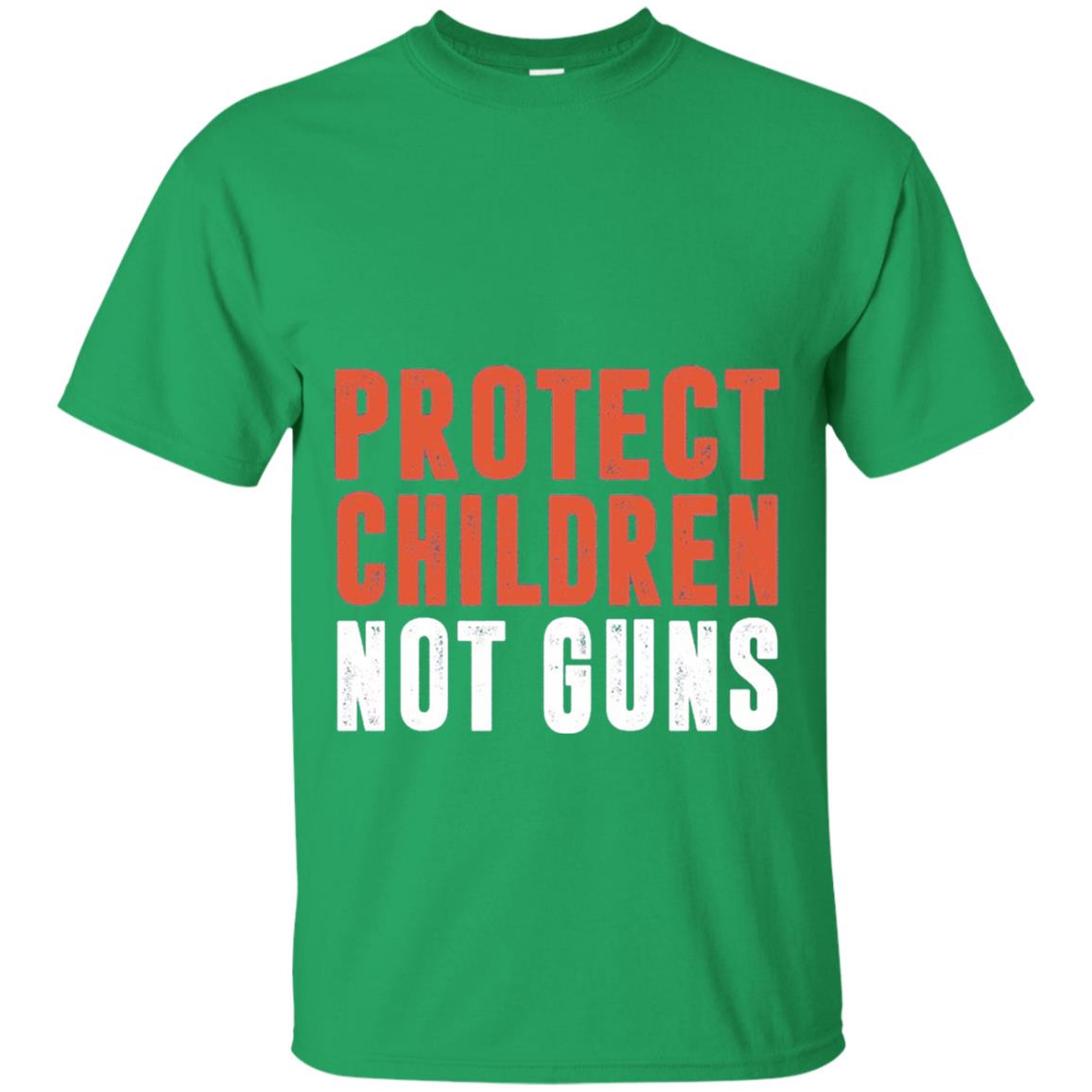 Protect Children Not Guns Anti Gun T-shirt Irish Green