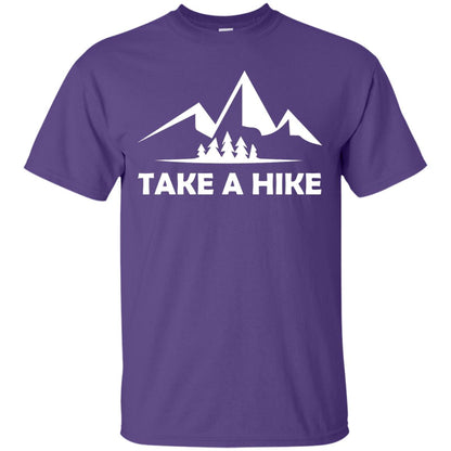Take A Hike Hiking Lovers T-shirt Purple