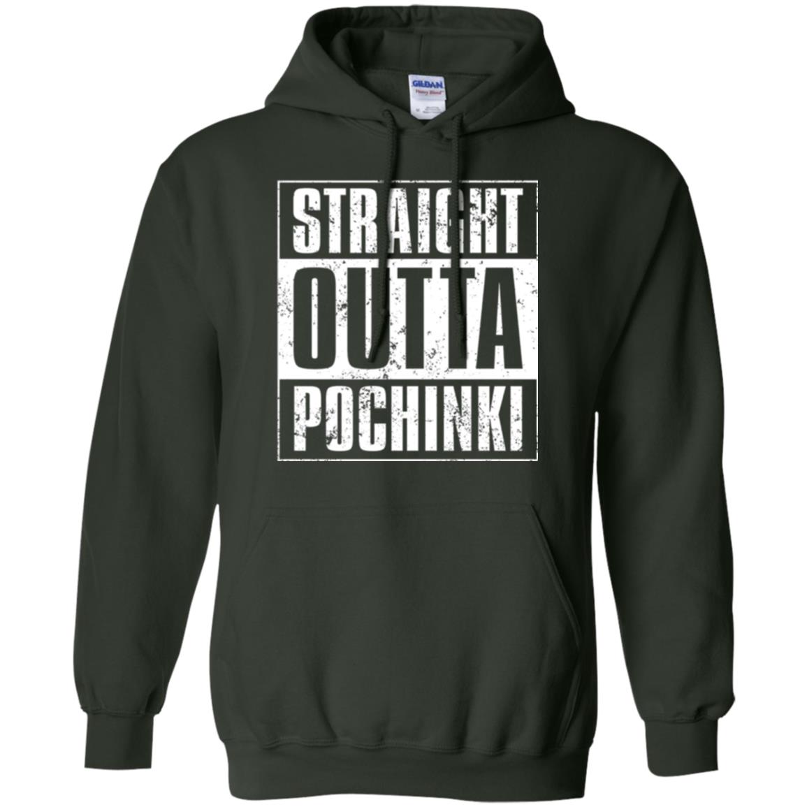 Gaming T-shirt Straight Outta Pochinki Forest Green