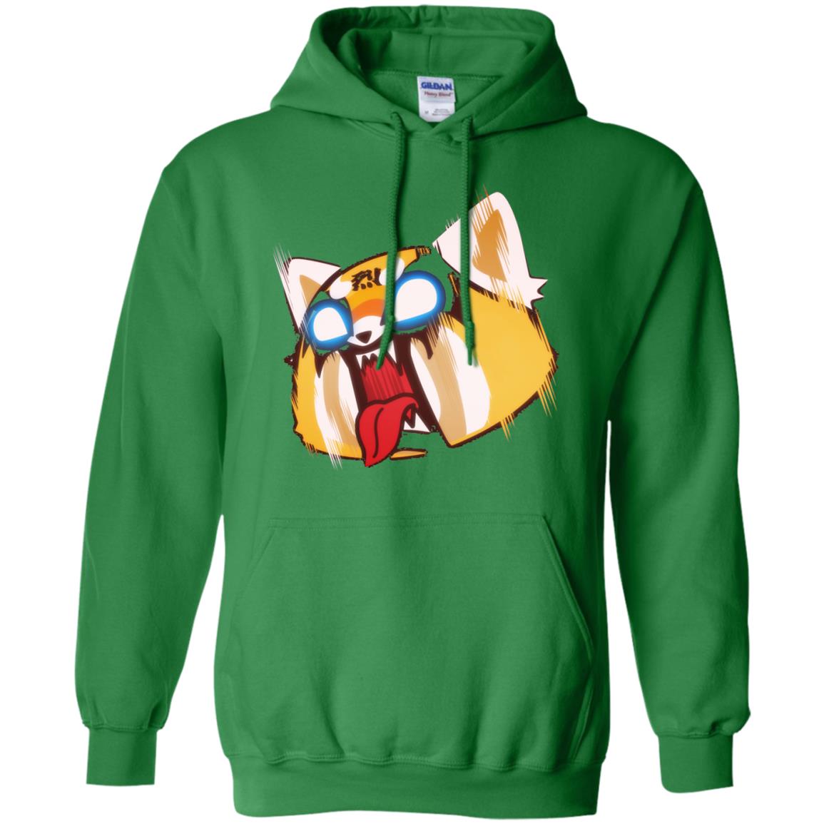 Aggretsuko Screaming Rage Tee Shirt Irish Green