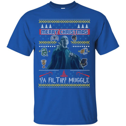 Merry Christmas Ya Filthy Muggle Harry Potter Fan T-shirtG200 Gildan Ultra Cotton T-Shirt