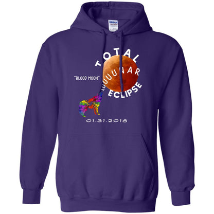 Best Total Lunar Eclipse Shirt 2018 Blood Moon T-shirt Purple