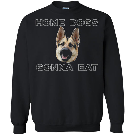 Dog Lover T-shirt Home Dogs Gonna Eat T-shirt Black