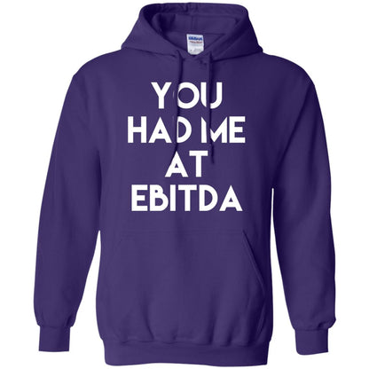 Accounting Cpa T-shirt You Had Me At Ebitda Purple