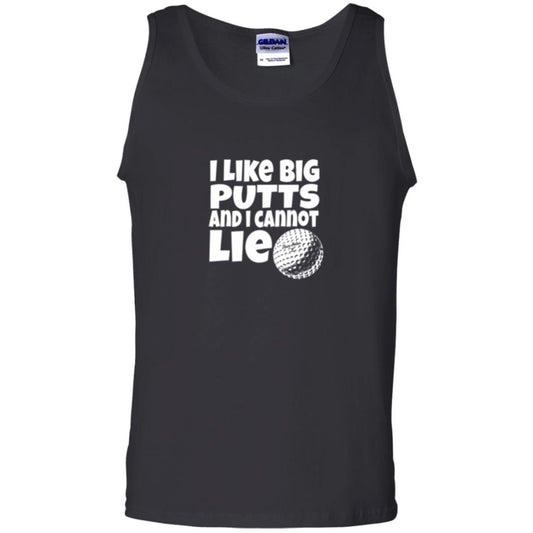 Golf Lover T-shirt I Like Big Putts And I Cannot Lie Black