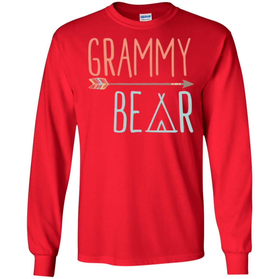 Bear Lover T-shirt Grammy Bear T-shirt Red