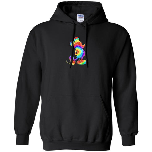Cartoon T-shirt Tie-dye Mickey Mouse T-shirt Black