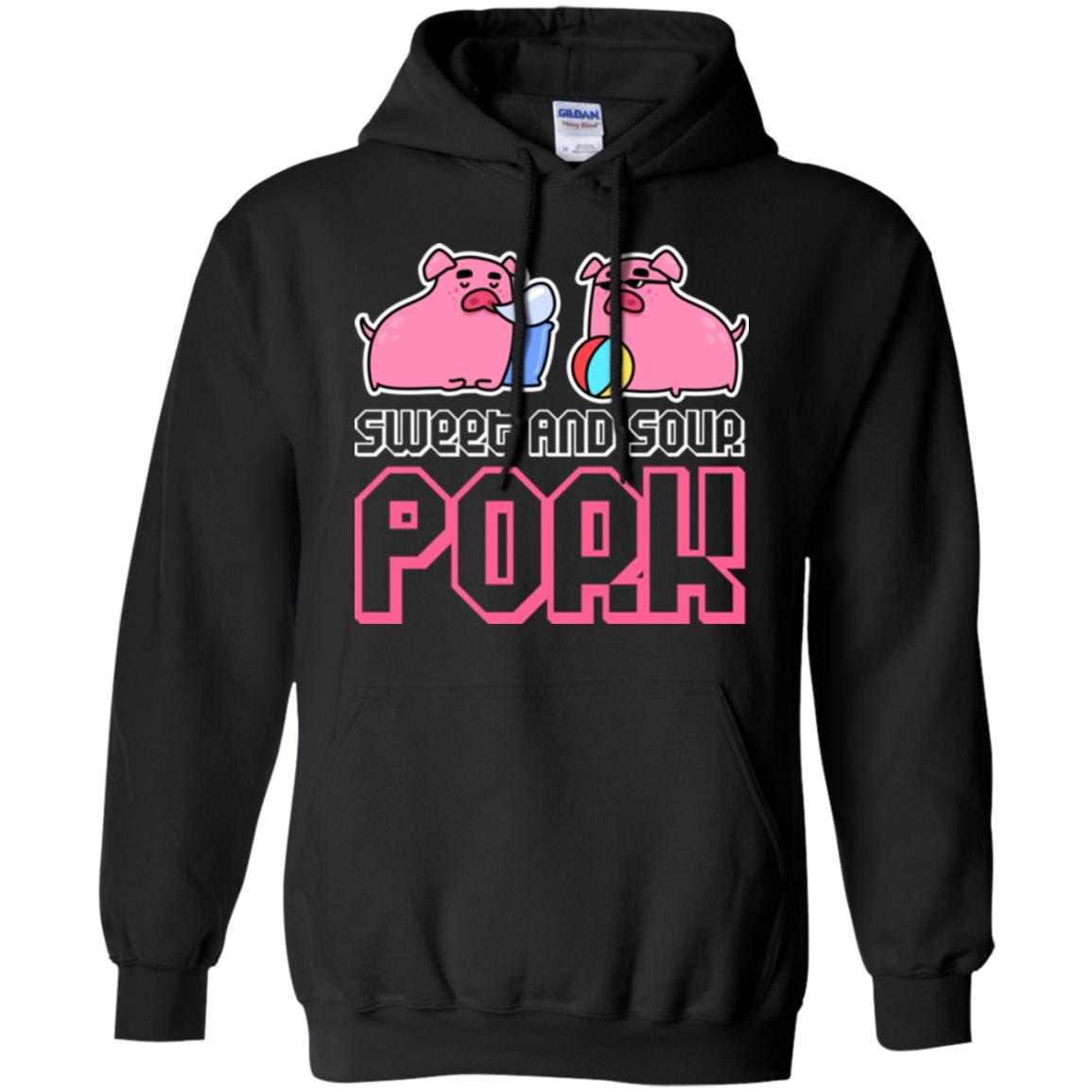Food Lover T-shirt Sweet And Sour Pork Black