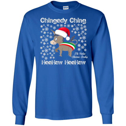 Christmas T-shirt The Italian Christmas Donkey Royal