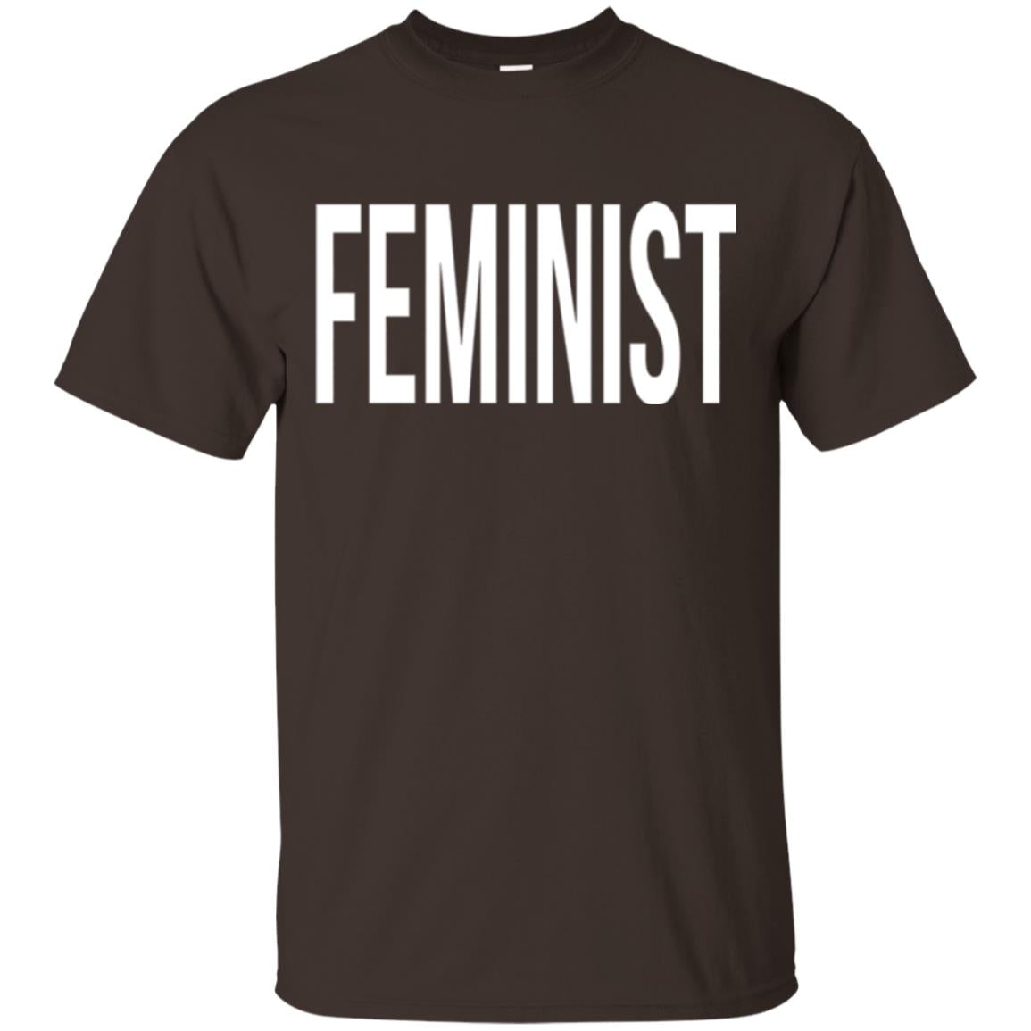 Feminist T-shirt Dark Chocolate