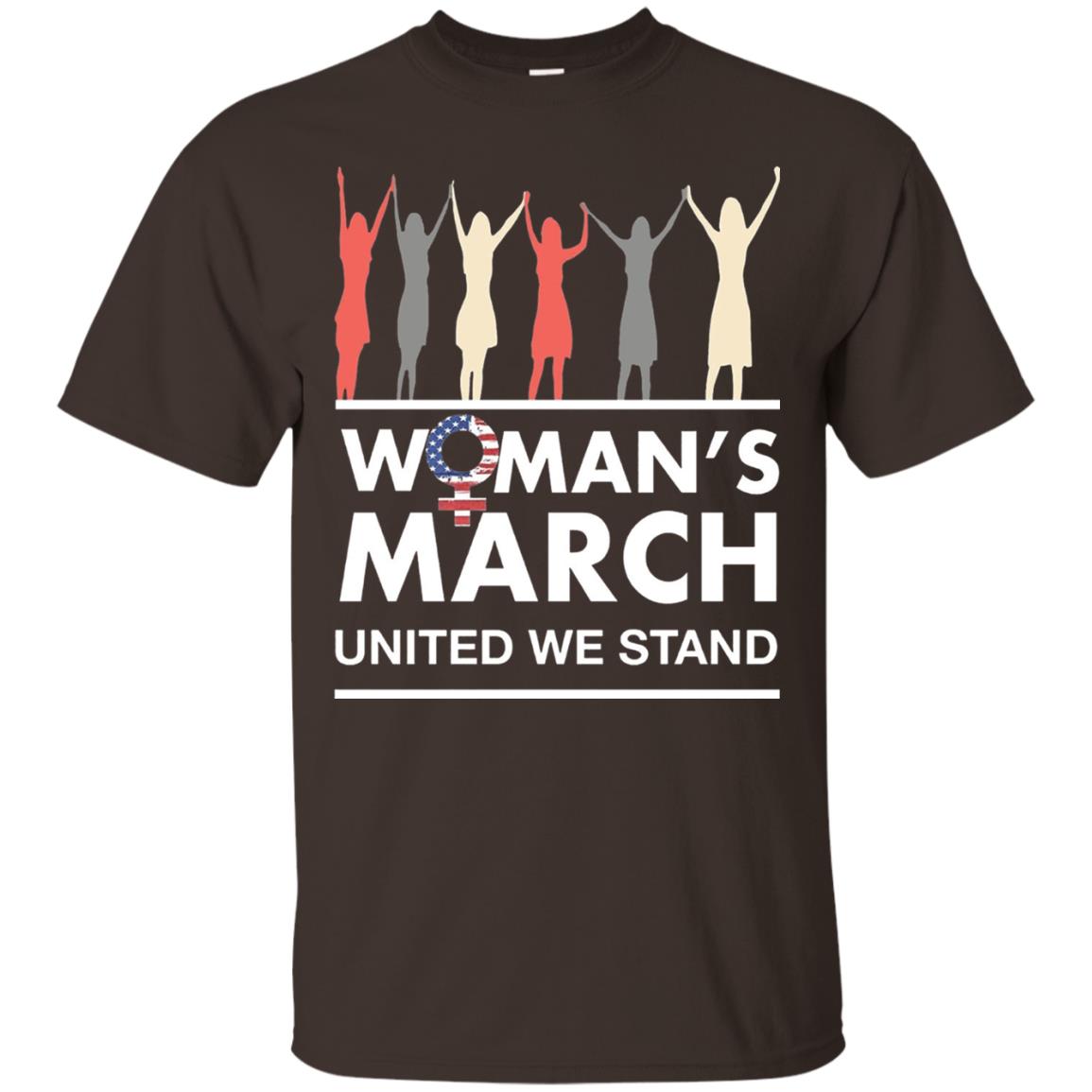 Women_s Right T-shirt Women_s March United We Stand Dark Chocolate