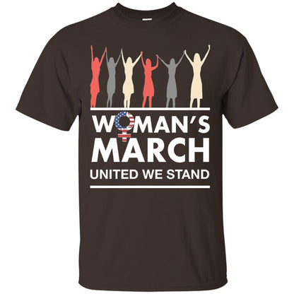 Women_s Right T-shirt Women_s March United We Stand Dark Chocolate