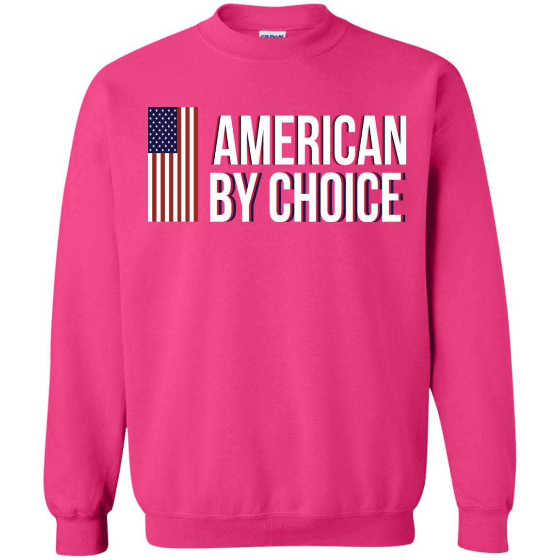 Flag Of American By Choice T-shirt Heliconia