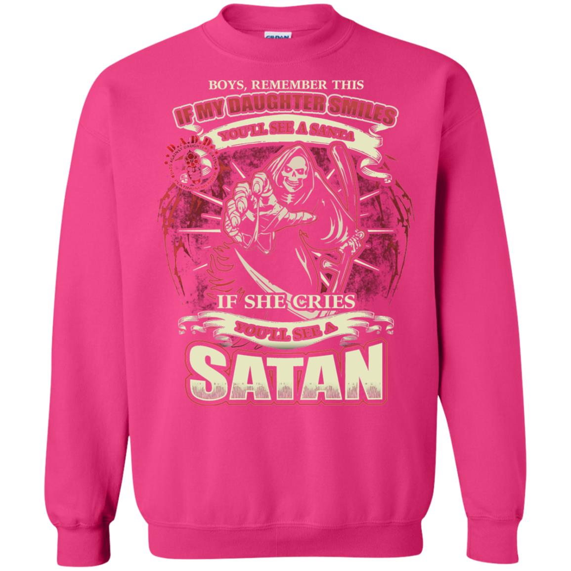 Boys Remember This If My Daughter Smiles You Will See A Santa If She Cries You Will See A Satan Heliconia