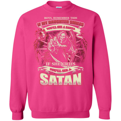 Boys Remember This If My Daughter Smiles You Will See A Santa If She Cries You Will See A Satan Heliconia