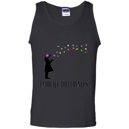 Autism Awareness T-shirt Embrace Differences T-shirt Black