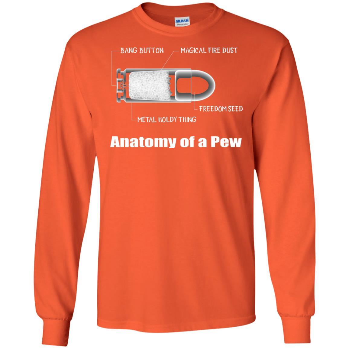 Bullet T-shirt The Anatomy Of A Pew Orange