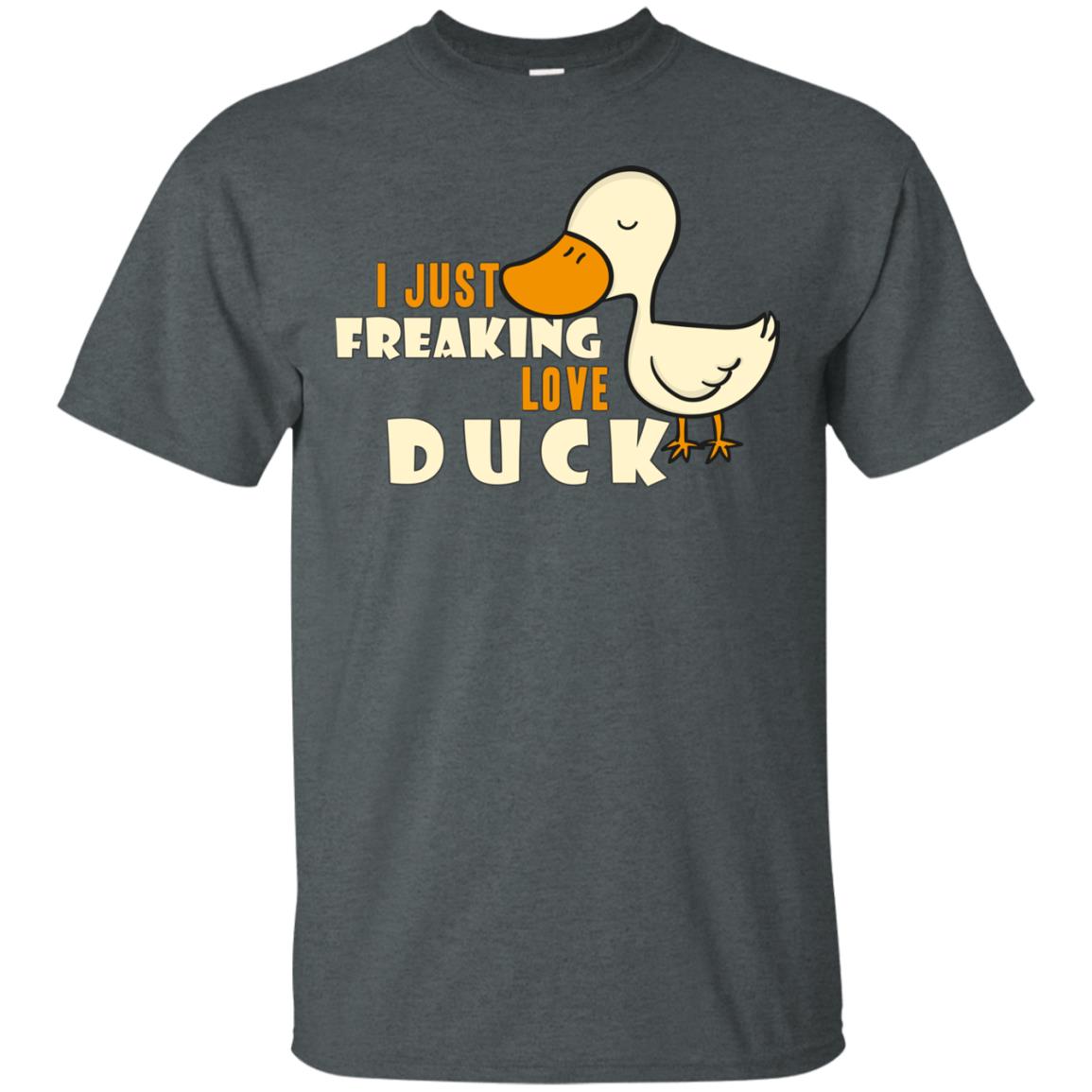 I Just Freaking Love Duck Shirt Dark Heather