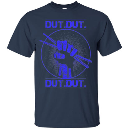 Drum Lovers T-shirt Dut Marching Band Navy