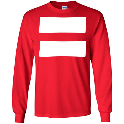 Equals Sign T-shirt Equality Symbol Feminism Red
