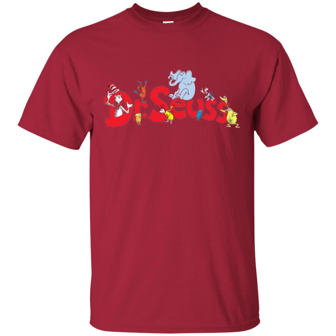 Dr. Seuss Family National Wear Red Day T-shirt Cardinal