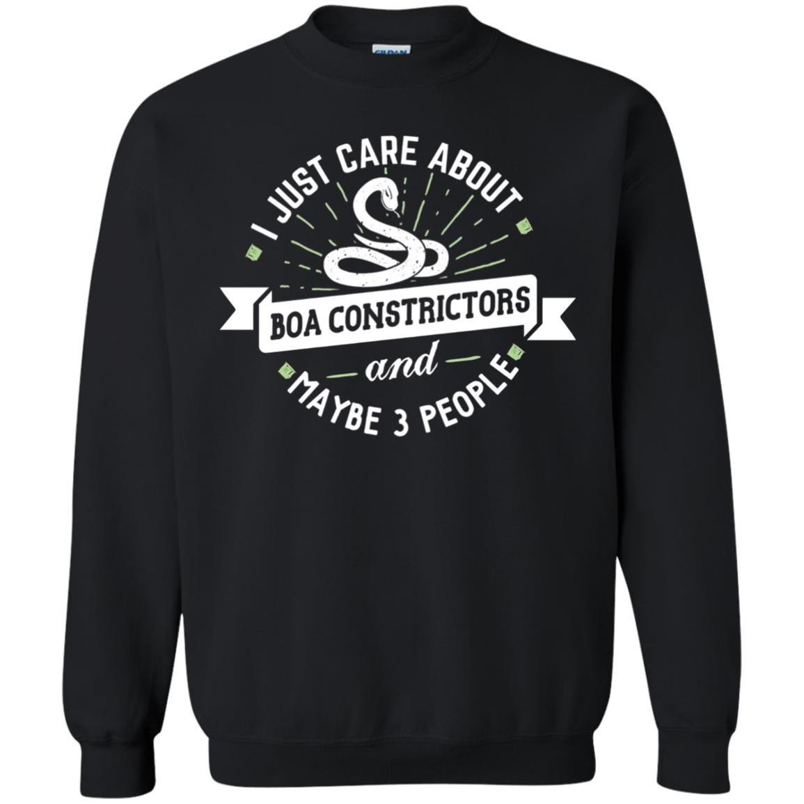 I Just Care About Boa Constrictors Boa Constrictors T-shirt