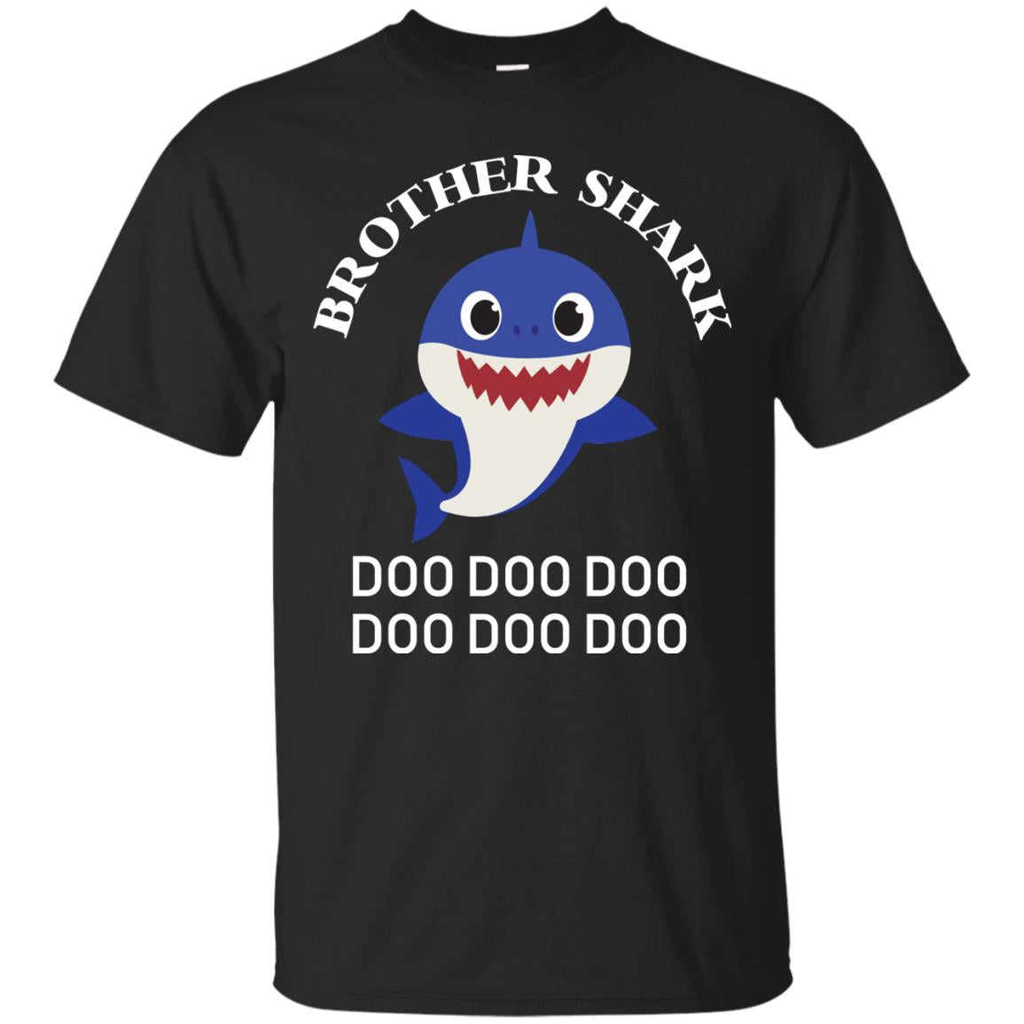 Brother Shark Family Shark Shirt Black