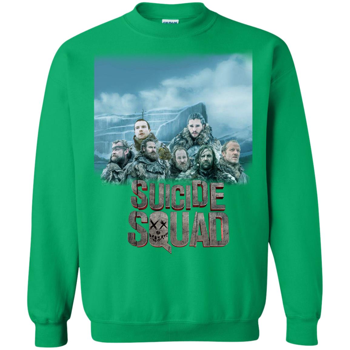 Suicide Squad Game Of Thrones Version T-shirt Irish Green
