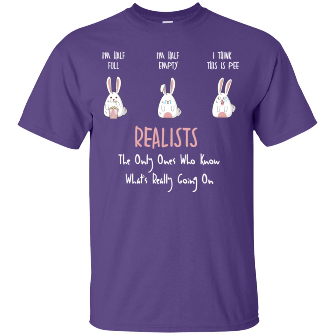I’m Half Full I’m Half Empty I Think This Is Pee T-shirt Purple