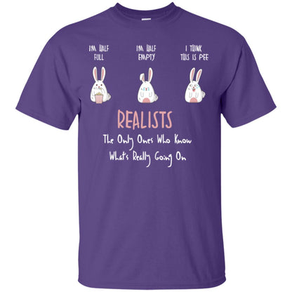 I’m Half Full I’m Half Empty I Think This Is Pee T-shirt Purple