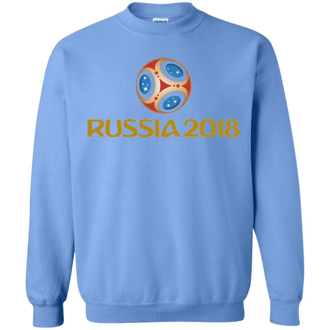 Football T-shirt Russia 2018 World Cup Carolina Blue