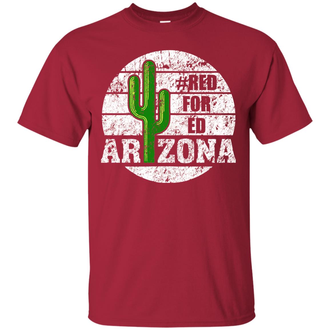 Vintage Red For Ed Arizona Cactus Lover Shirt Cardinal