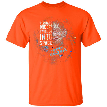 One Day I Will Go Into Space Shirt Orange
