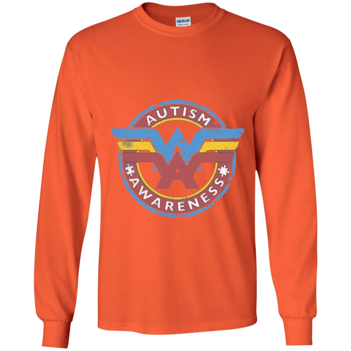Autism Awareness T-shirt Orange