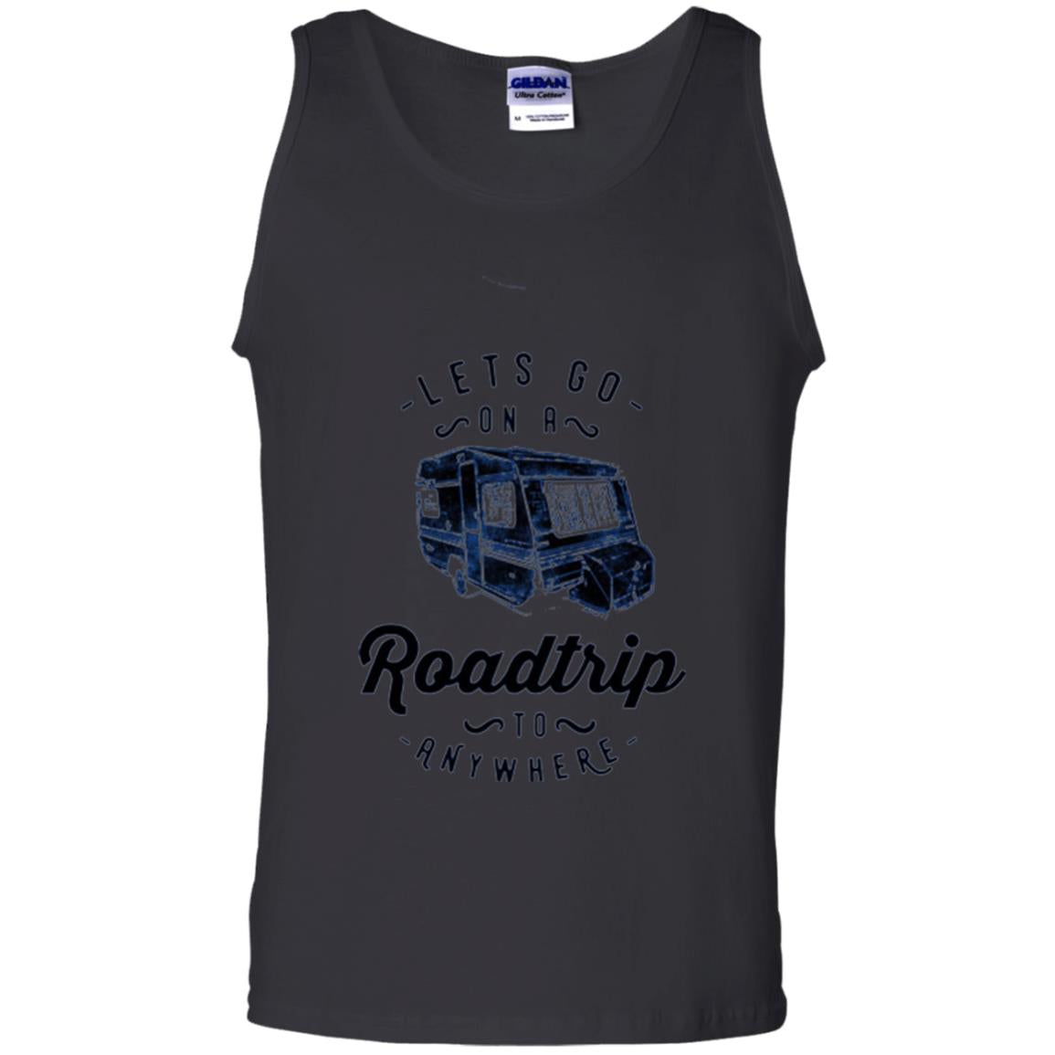 American Roadtrip T-shirt Let_s Go On A Roadtrip To Anywhere Black