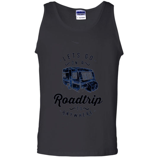 American Roadtrip T-shirt Let_s Go On A Roadtrip To Anywhere Black