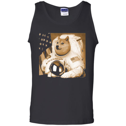 Astronomy T-shirt Dogecoin Moon Astronaut Crypto Black