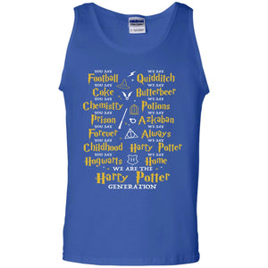 We Are The Harry Potter Generation Movie Fan T-shirtG220 Gildan 100% Cotton Tank Top
