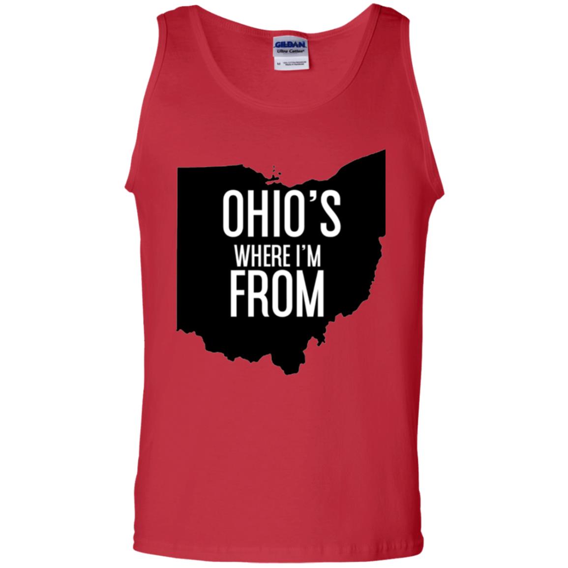 Ohio T-shirt Where I_m From Red