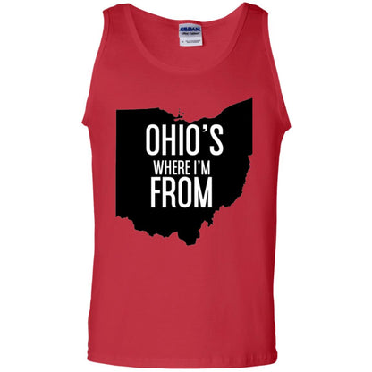 Ohio T-shirt Where I_m From Red